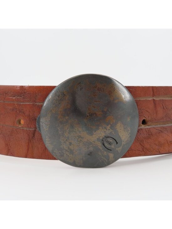 Just Cavalli Women 34 Brown Leather Wide Belt Boho Western Italy Roberto Cavalli main image 6